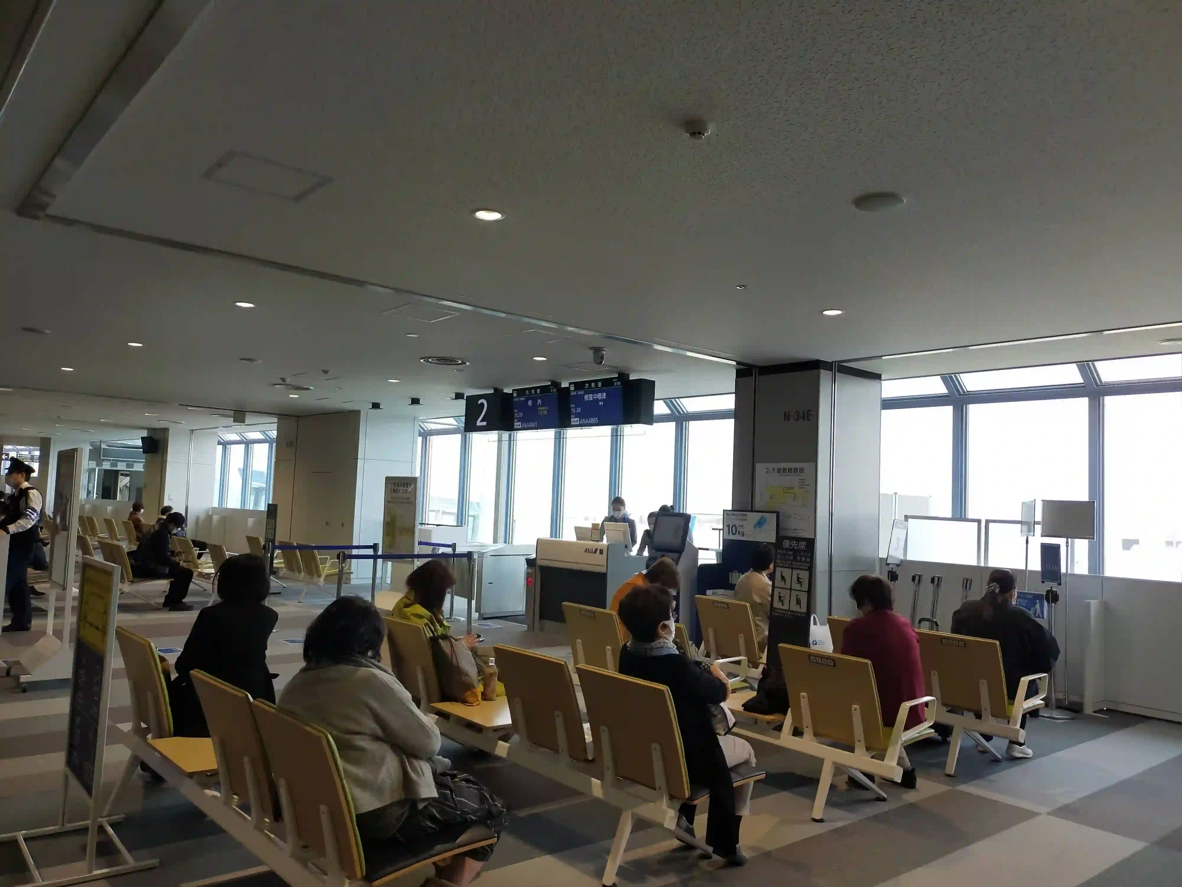 新千歳空港にて