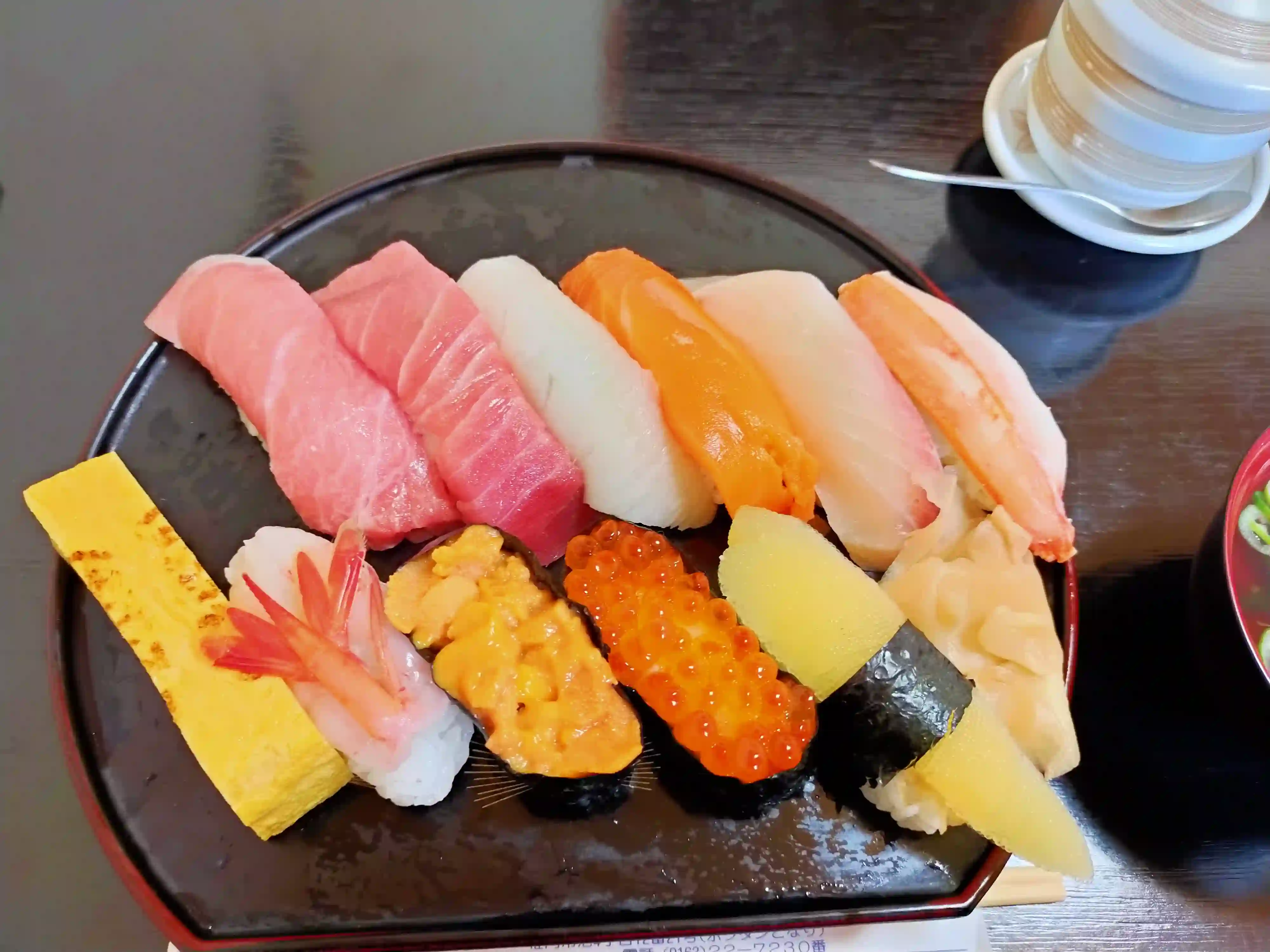 稚内にてお寿司を食べる